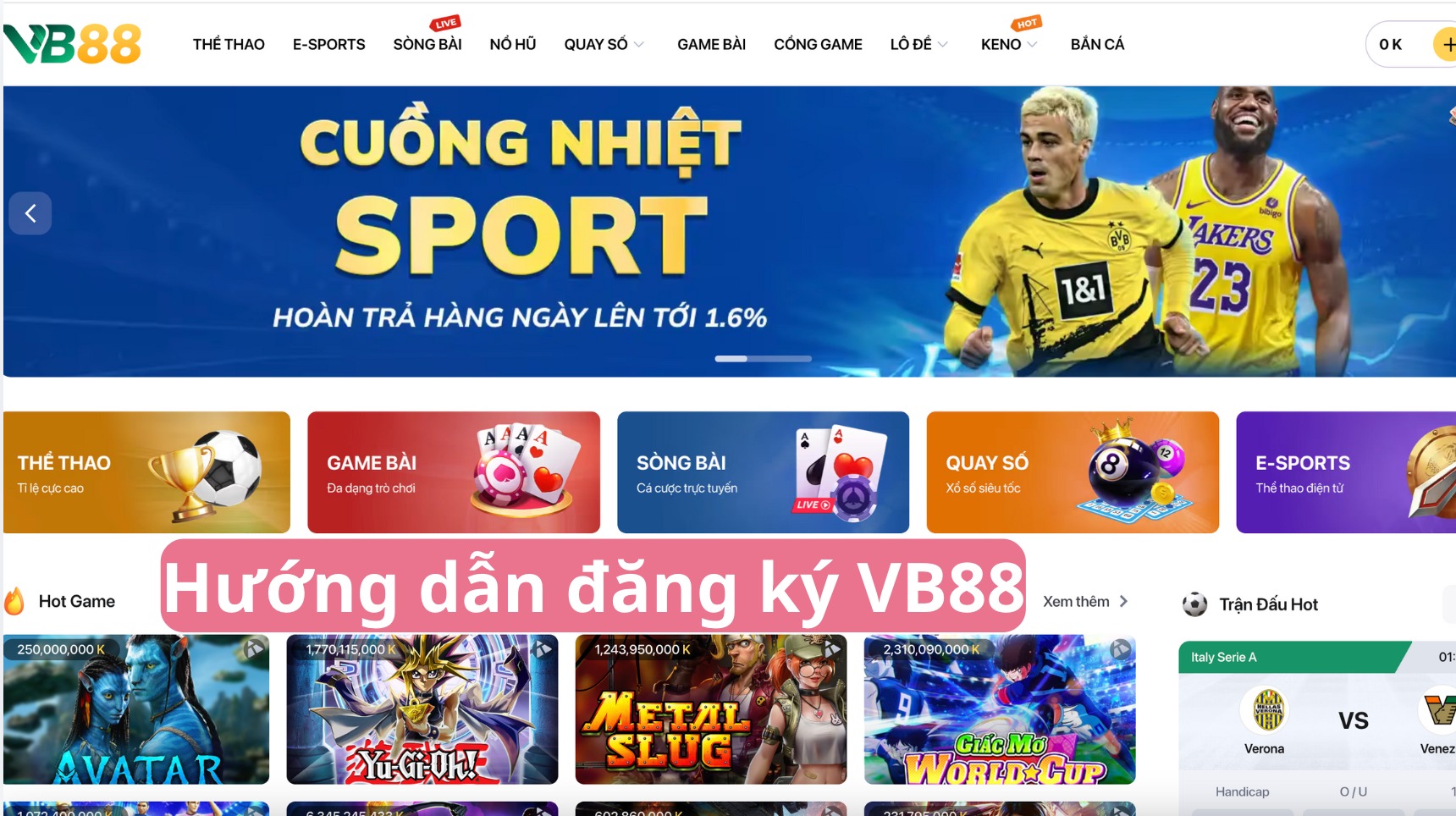 Những điều khoản quan trọng khi đăng ký VB88