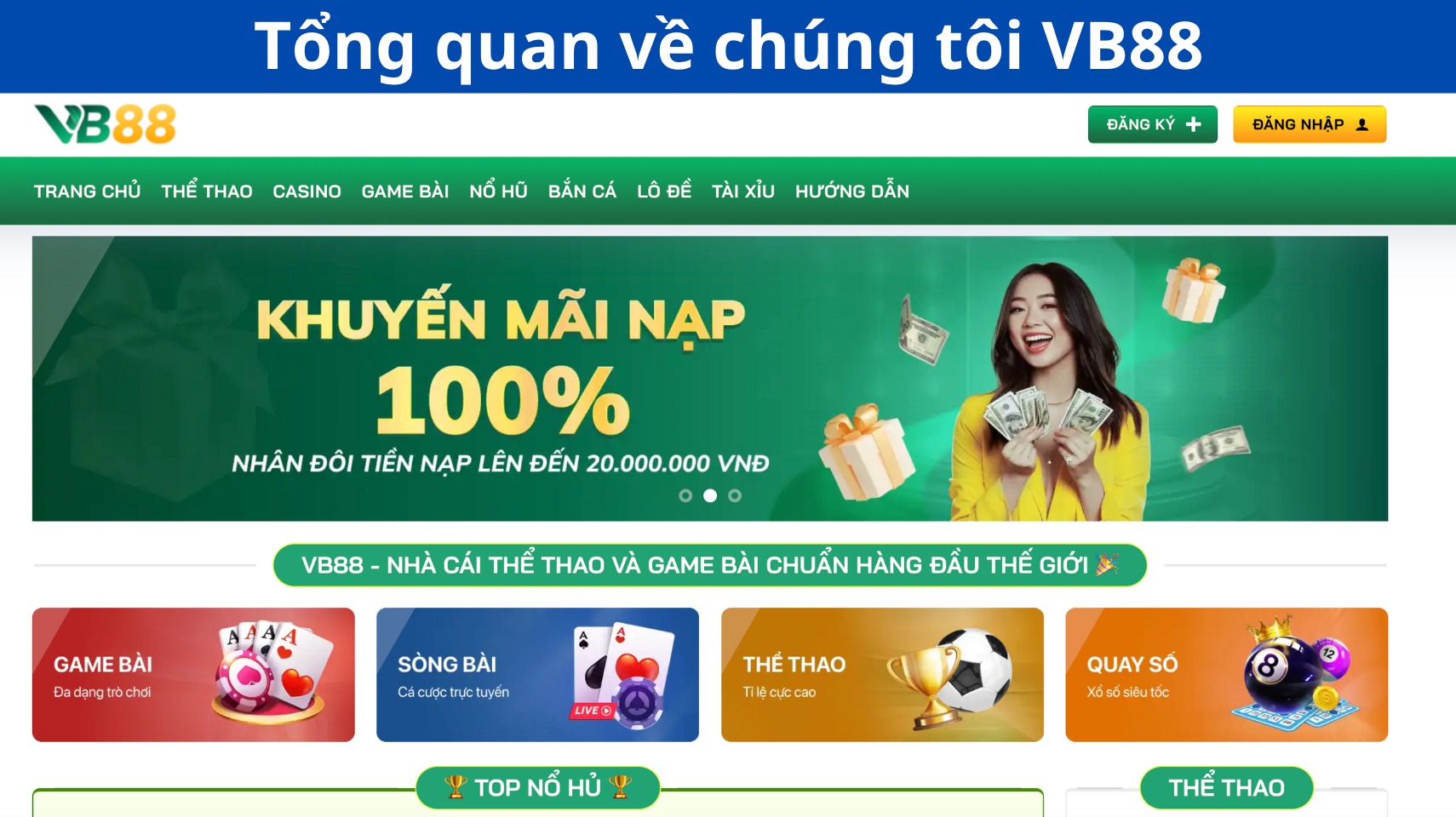 Tổng quan về chúng tôi VB88